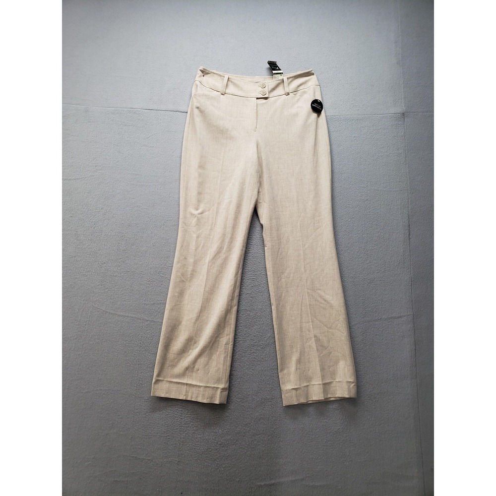 Apostrophe Vanessa Pant Womens 12 Beige Mink Heather Dress Trousers Stretch